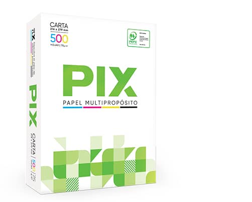 Resma de papel fotocopia blanco carta 75g de 500 hojas